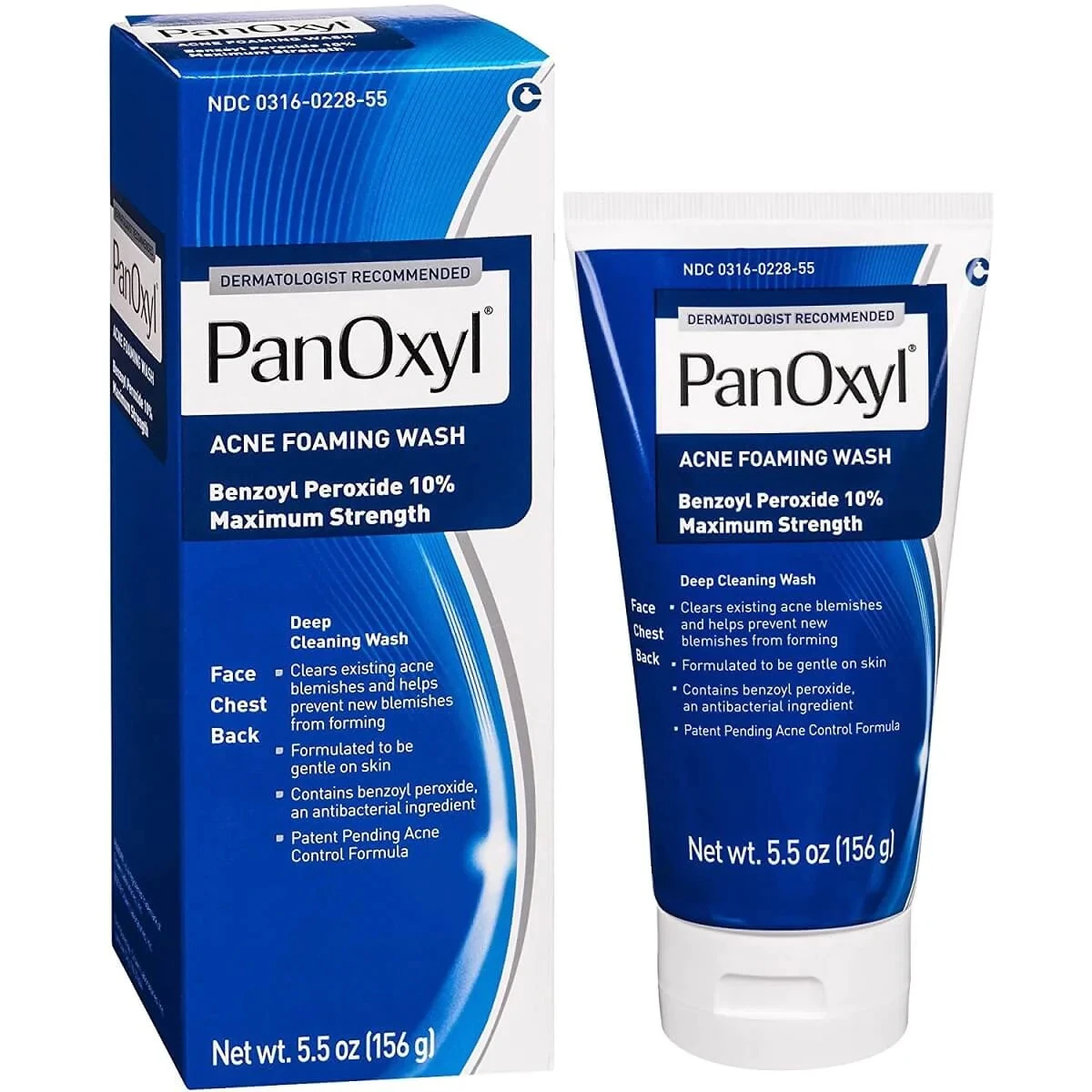 Panoxyl Acne Creamy Wash Benzoyl Peroxide 4% -170 g