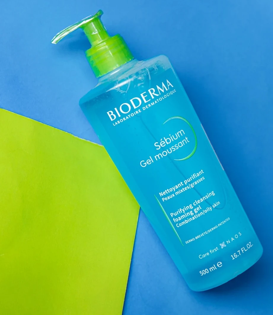 Bioderma Sebium Gel Moussant Purifying Cleansing Foaming Gel 500ml
