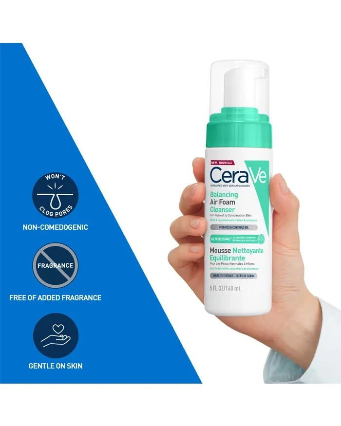 CeraVe Balancing Air Foam Facial Cleanser​ 148ml