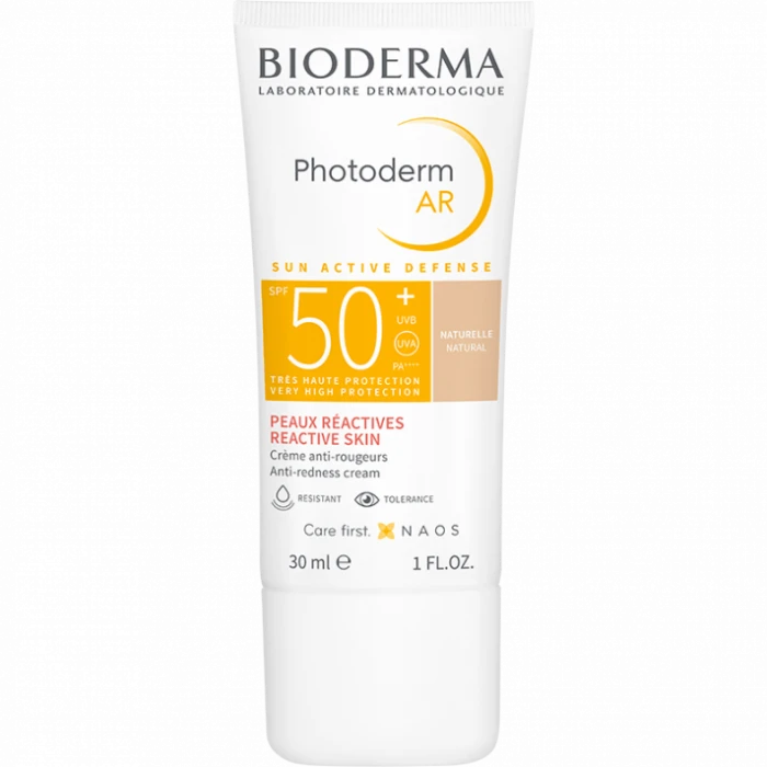 Bioderma Photoderm AR SPF 50+ anti-redness unifying soothing sunscreen for sensitive reactive skin 30ml
