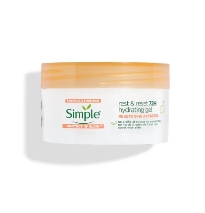 Simple Protect N Glow Rest and Reset 72h Hydrating Gel 50ml